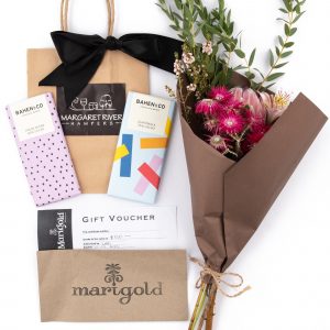 Chocolate Gift and Floral Gift Hamper Margaret River
